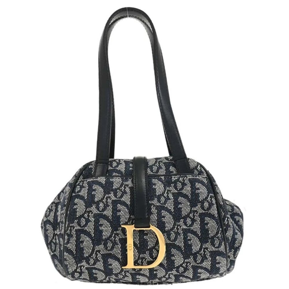 Christian Dior Navy Trotter Handbag 07RU0073 135138